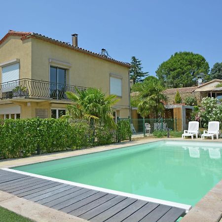 Pretty Villa With Pool And Jacuzzi In Carcassonne Bagian luar foto