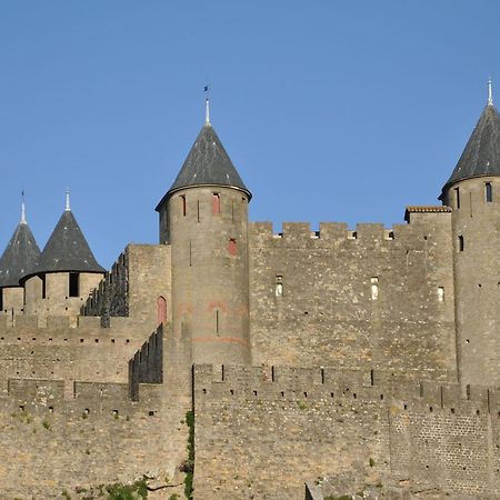 Pretty Villa With Pool And Jacuzzi In Carcassonne Bagian luar foto